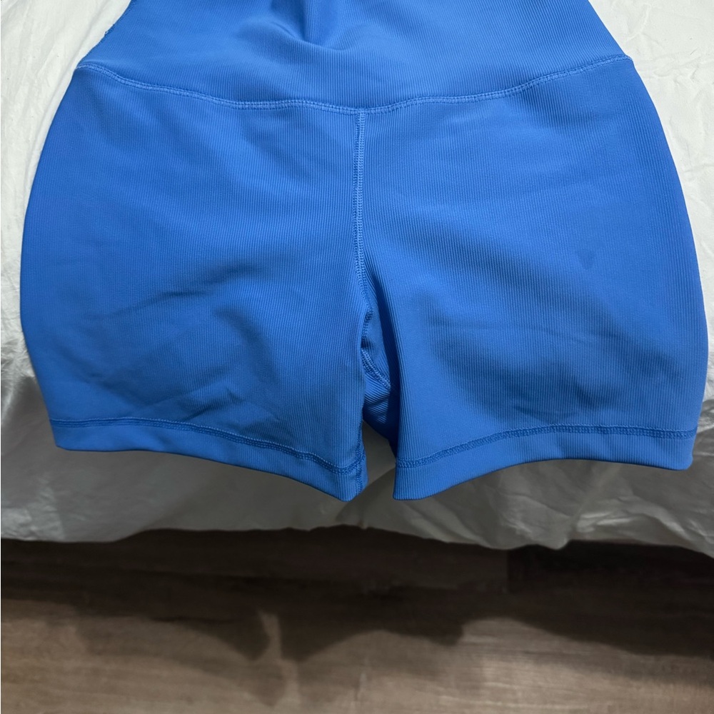 90 Degree By Reflex Vibrant Blue Athletic Shorts